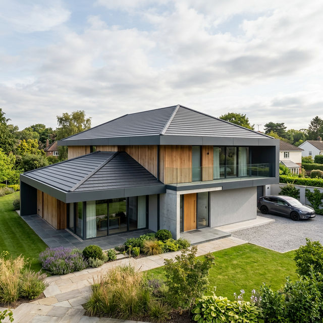 Reforma completa de telhado residencial